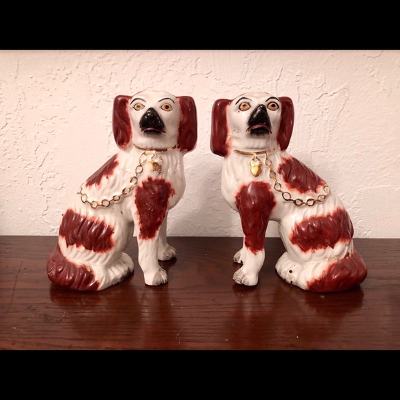 staffordshire Other - Staffordshire red spaniel dog Antiques